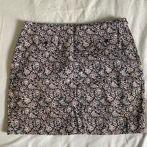 Floral print skirt from Banana Republic